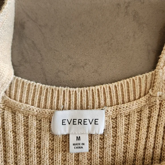 Evereve Tan Ribbed Knit Tank - Picture 2 of 4